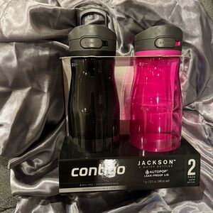 Contigo Jackson Bottle Set 2 pack- Gray and Pink